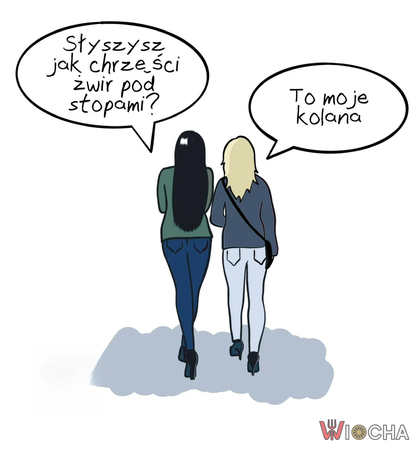To moje kolana chrzęszczą