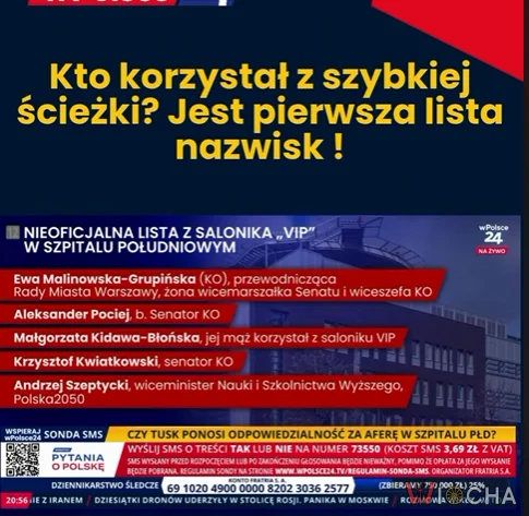 Mamy pierwszą listę nazwisk. W normalnym kraju rząd podał by się do dymisji. KOryto czy honor ważniejsze?