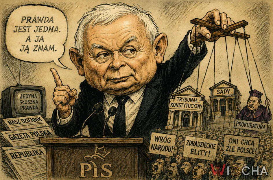 Kaczyński znów straszy. Gdy brakuje argumentów, wraca polityka insynuacji