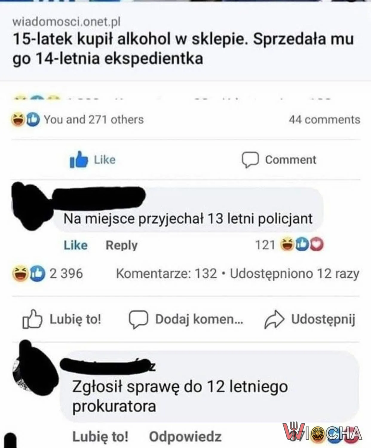 Dziennikarz miał 16 lat