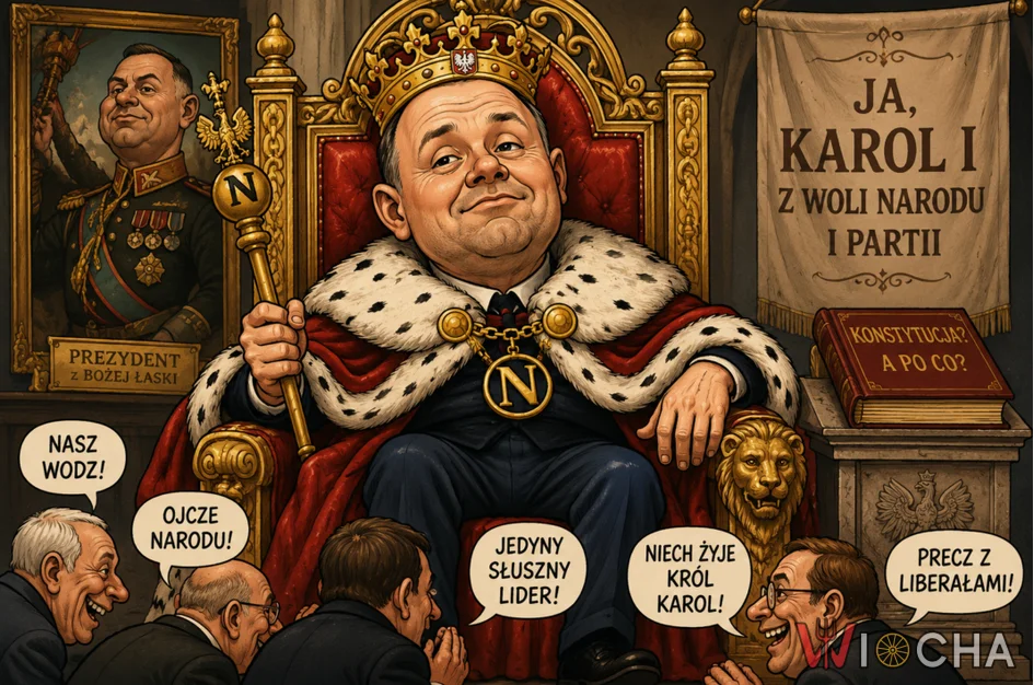 Dwór Karola I. Nawrocki otacza się ludźmi żyjącymi w politycznej baśni