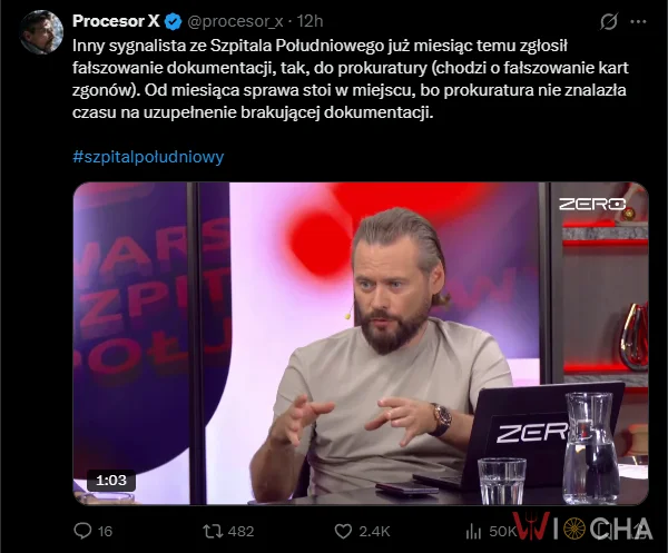 Jedyna na co prokuratura ma czas to ściganie świadków