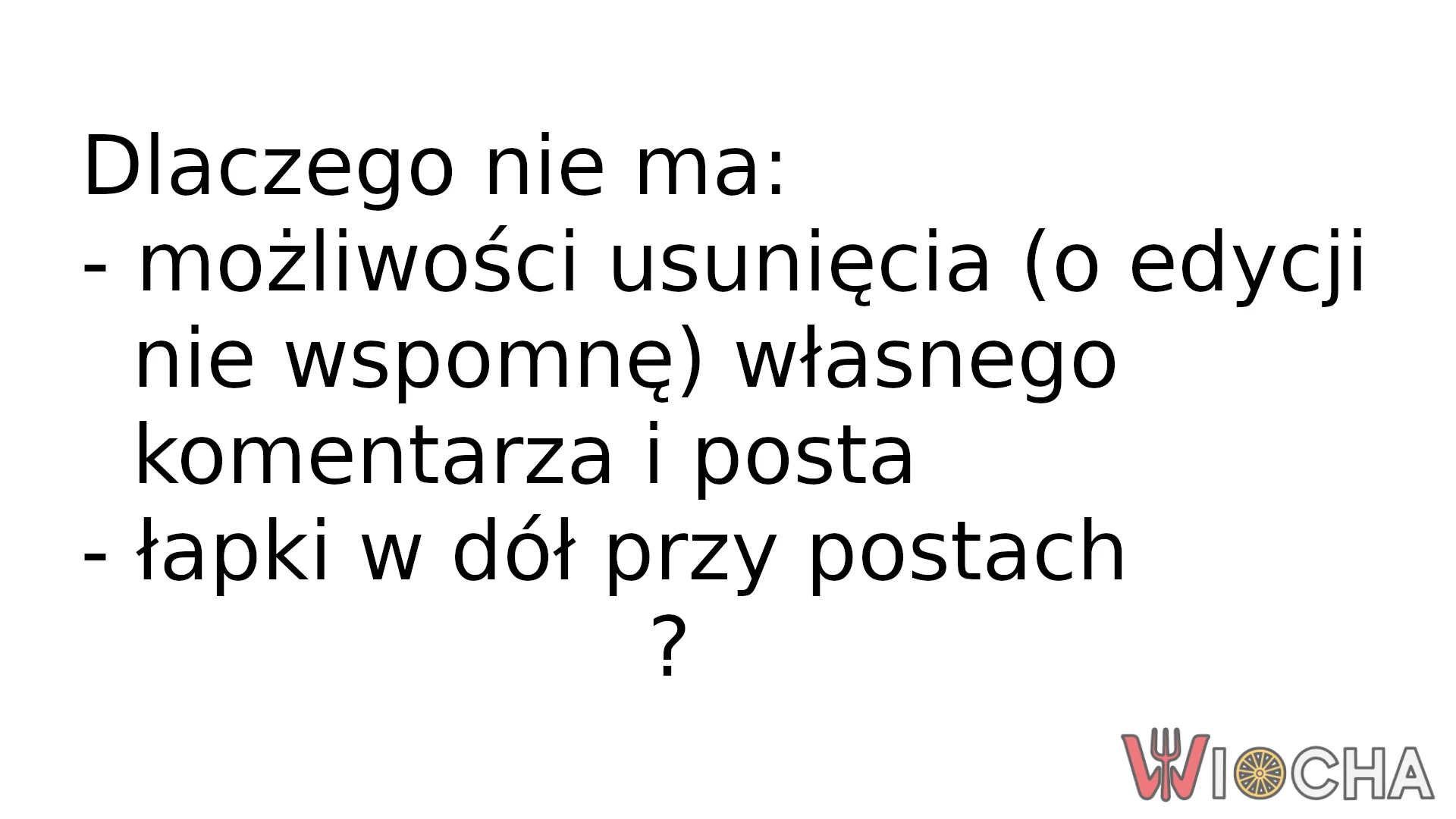 Droga administracjo "nowej" Wiochy