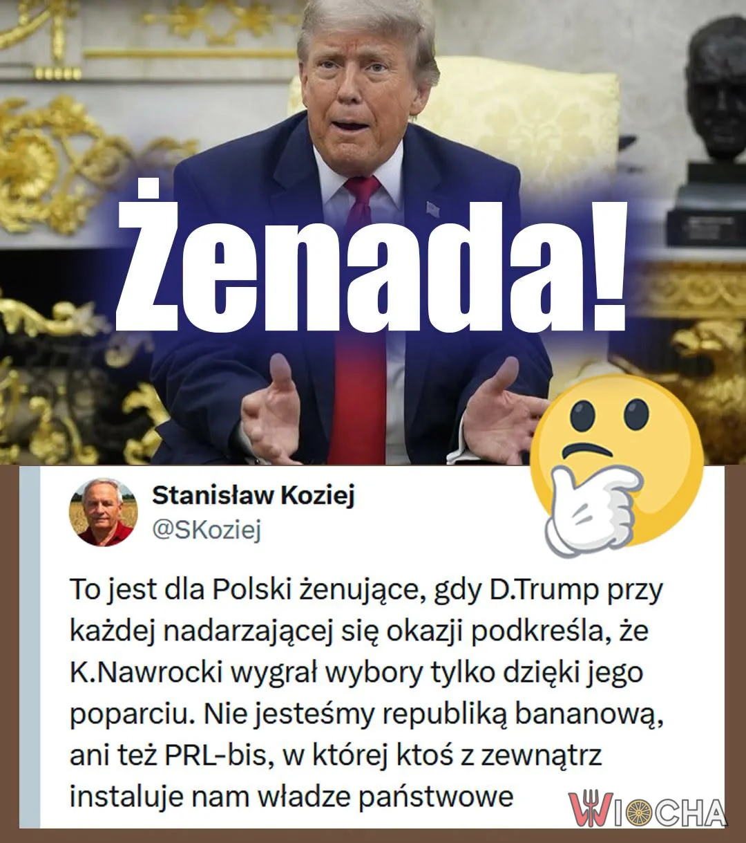 Nie dzięki Trumpowi a dzięki oszustwu