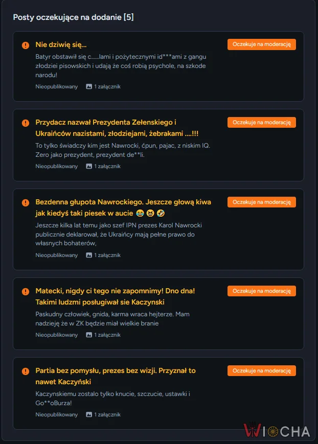 Admin musi pytac mocodawcow o pozwolenie...