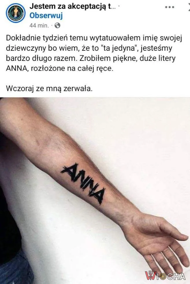 Tatuaż to nie koniec świata można zmienić