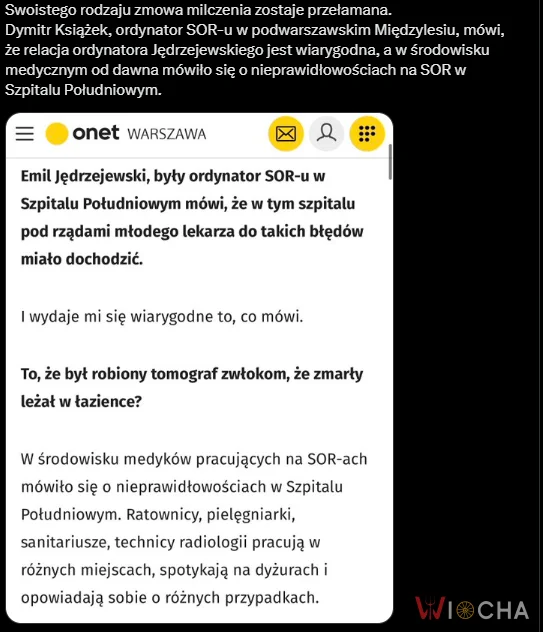 Codziennie kolejni lekarze przerywają milczenie, przestali się już bać układzików