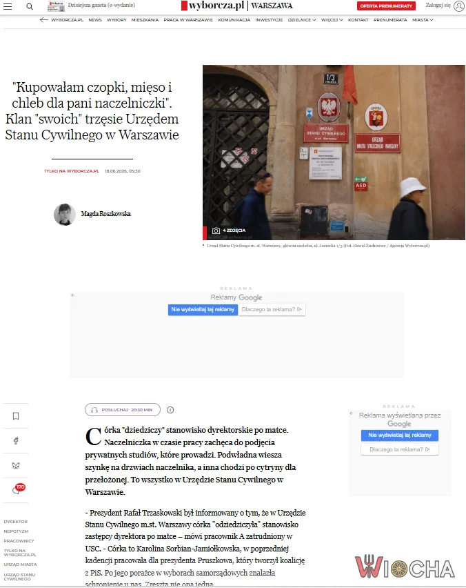 Kto jest kierownikiem tego całego burdelu w Warszawie?