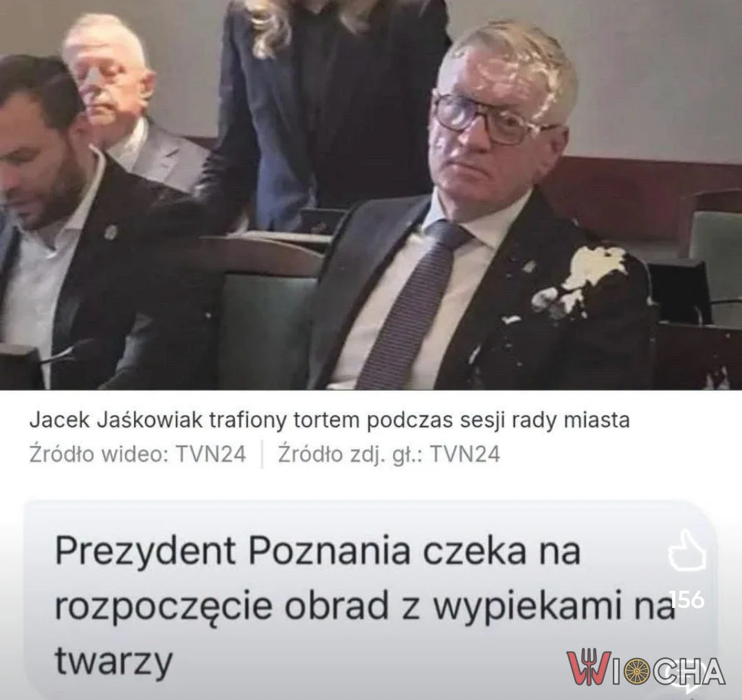 Z wypiekami na twarzy