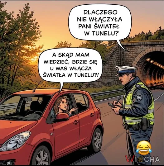 Niektórzy kierowcy są trosze zakręceni