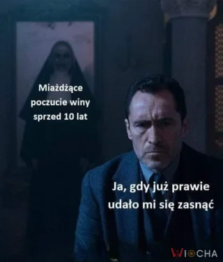 Ja tu próbuję spać