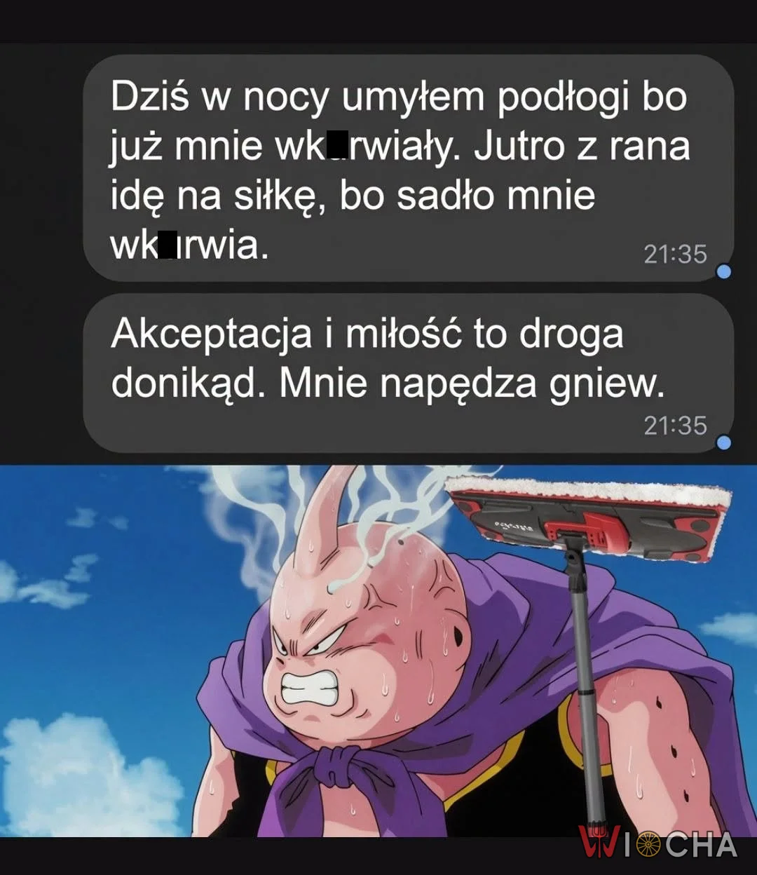 Napędza mnie gniew