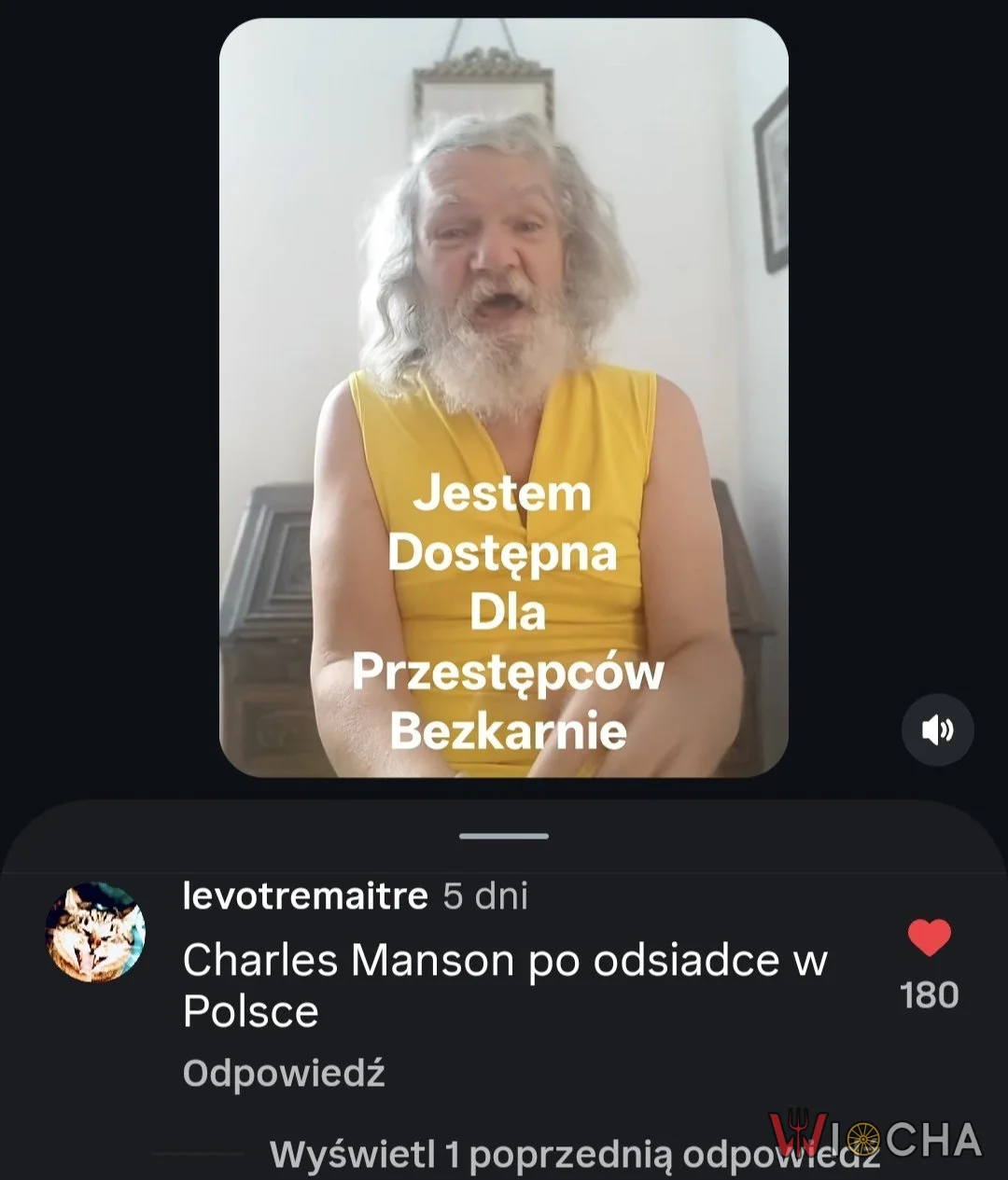 Charles Manson po odsiadce w Polsce