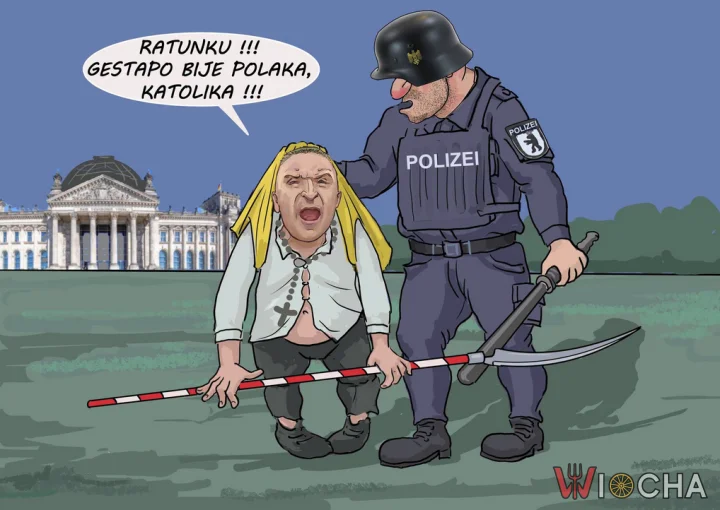 Wreszcie ktoś mu się do dupy dobrał... , zadymiarz od GownoBurzy!