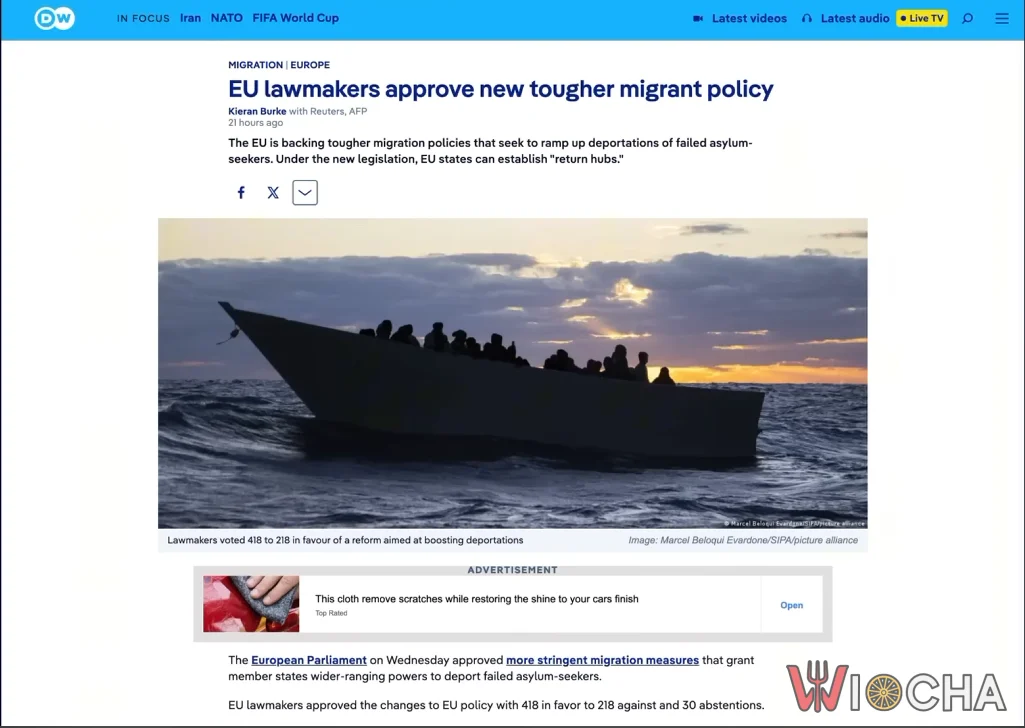 Parlament Europejski przegłosował zaostrzenie przepisów dotyczących deportacji nielegalnych migrantów.