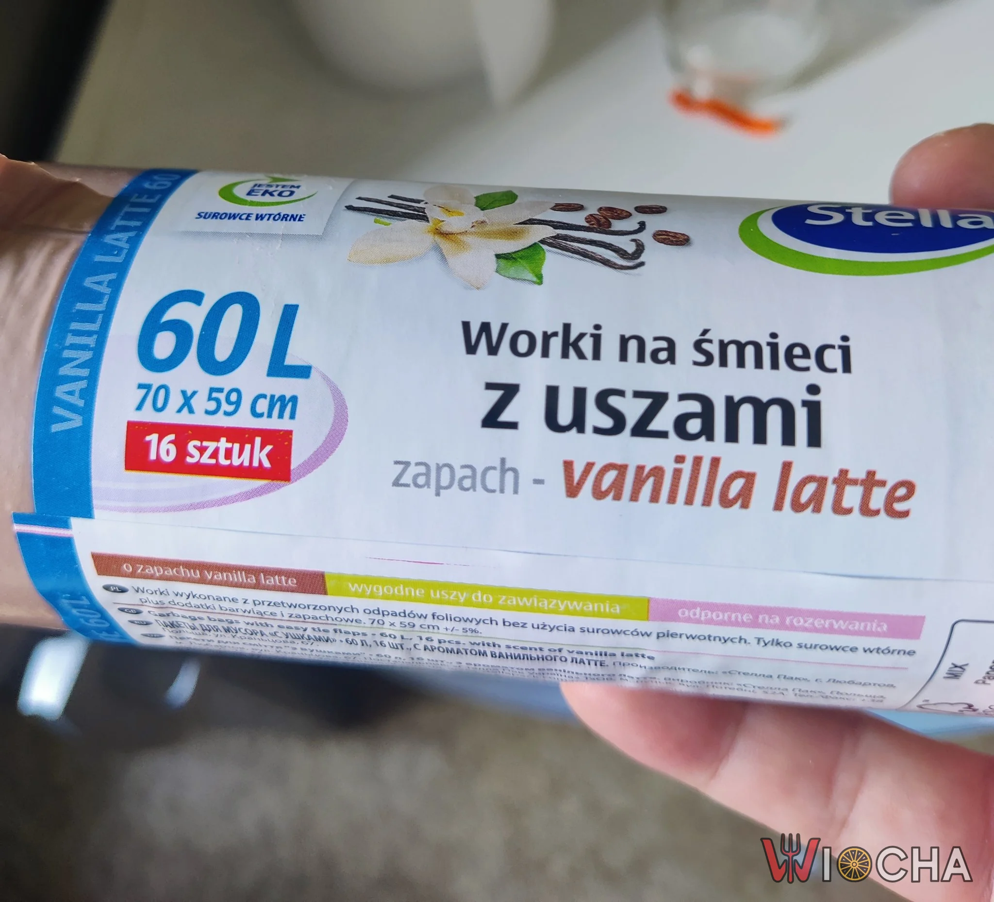 Worki na śmieci o zapachu vanilla latte