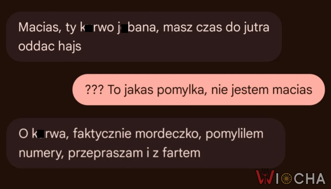 Pomyliłem numery, przepraszam i z fartem