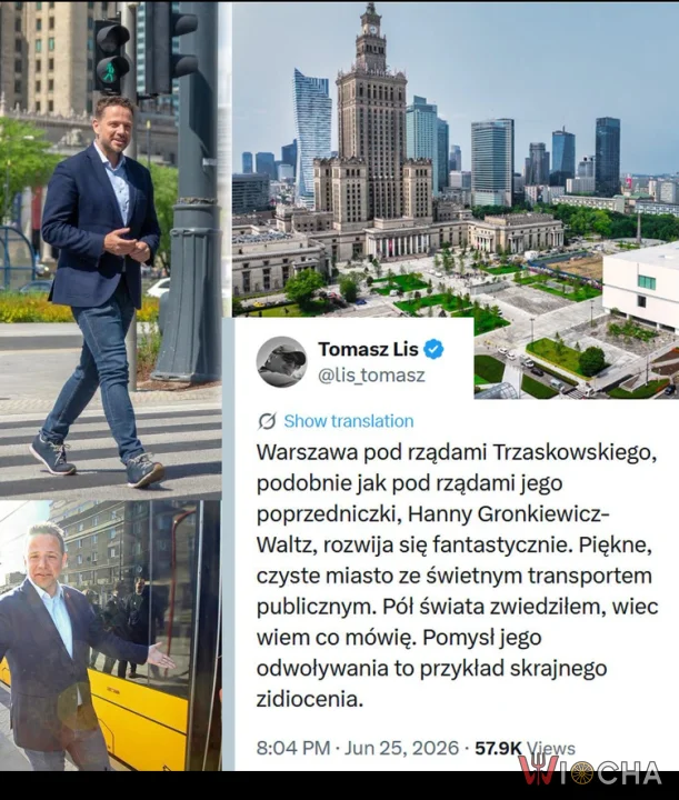 Chcecie zobaczyć piękne miasto, to przyjedźcie do Warszawy.