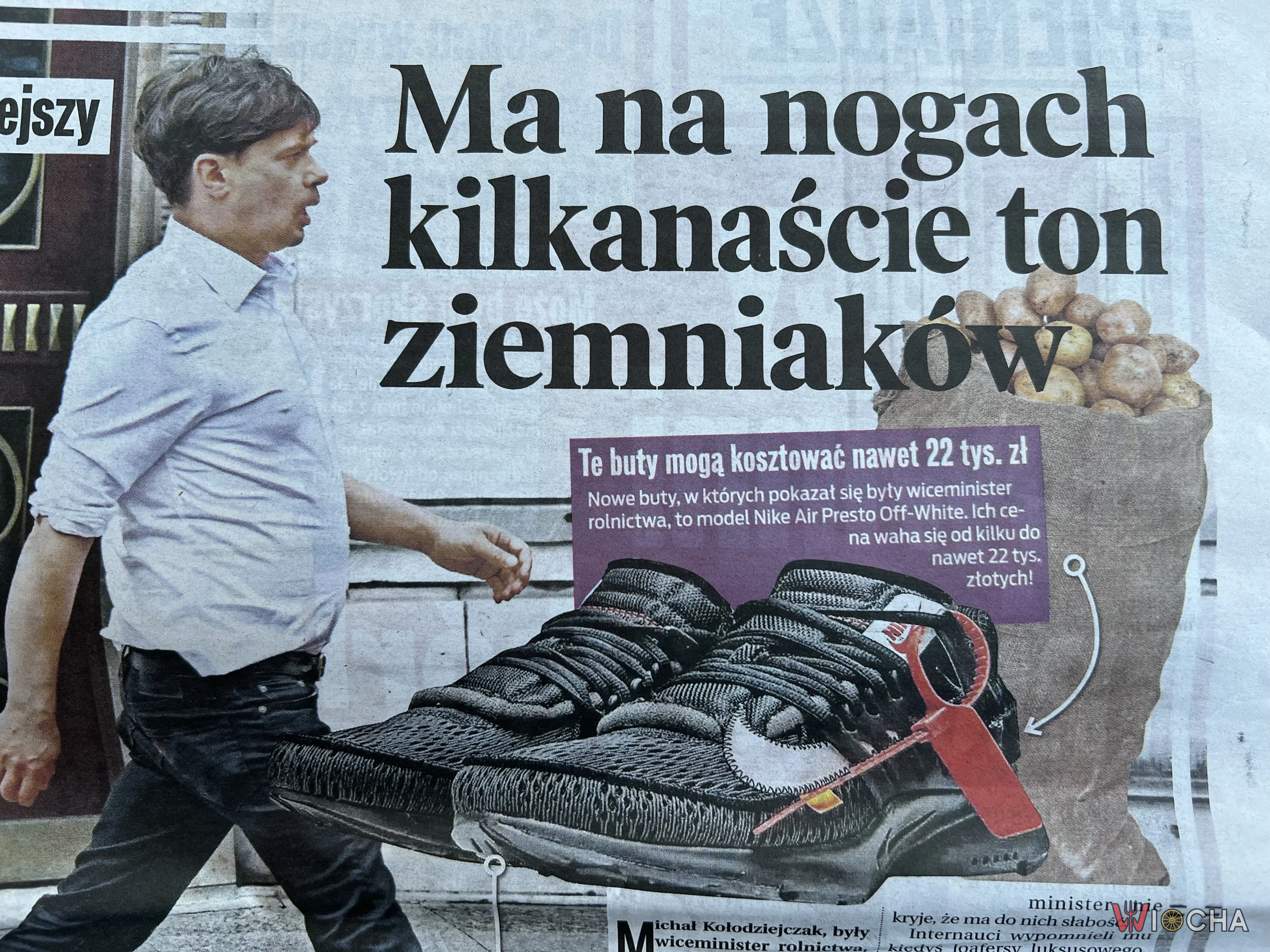 Ma na nogach kilkanaście ton ziemniaków
