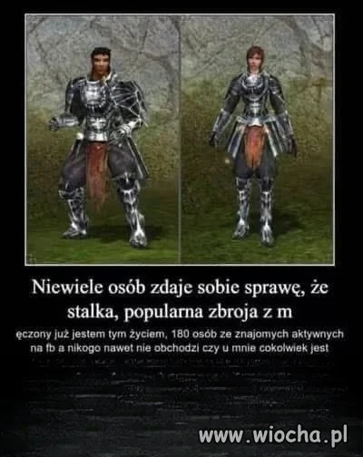 Zmęczony jestem 180 osób ze znajomych aktywnych na fb
