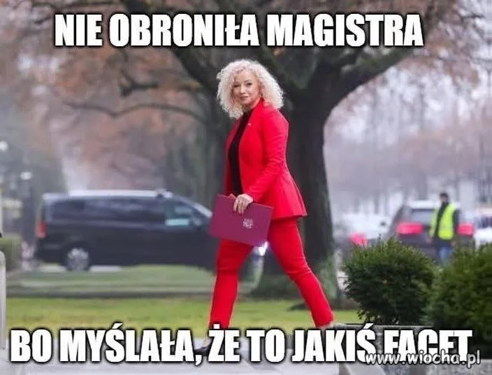 Nie obroniła magistra
