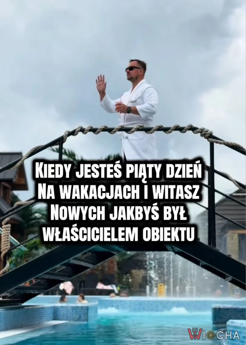 Właściciel na wakacjach