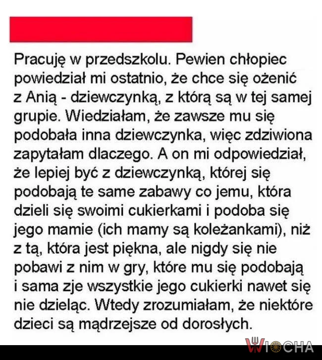 Ania i miłość w przedszkolu