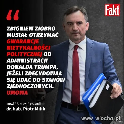 Danke Tusk za zamknięcie Ziobro w więzieniu