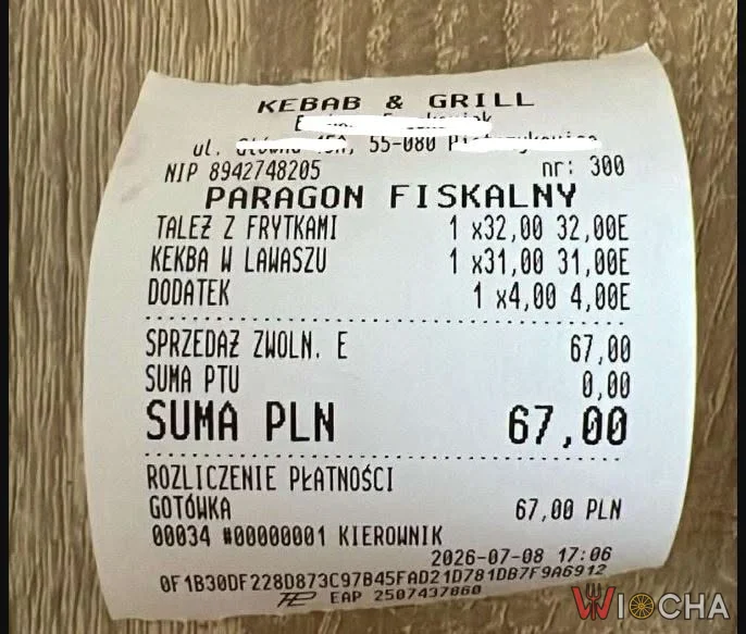Tależ z frytkami i kekba za 67 zł