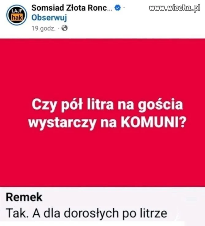 Bo umiar musi być 