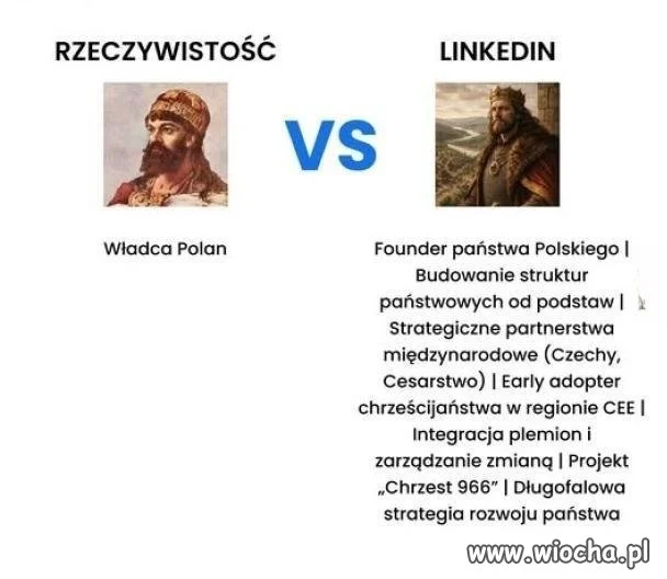 Gdyby król miał konto na linkdin