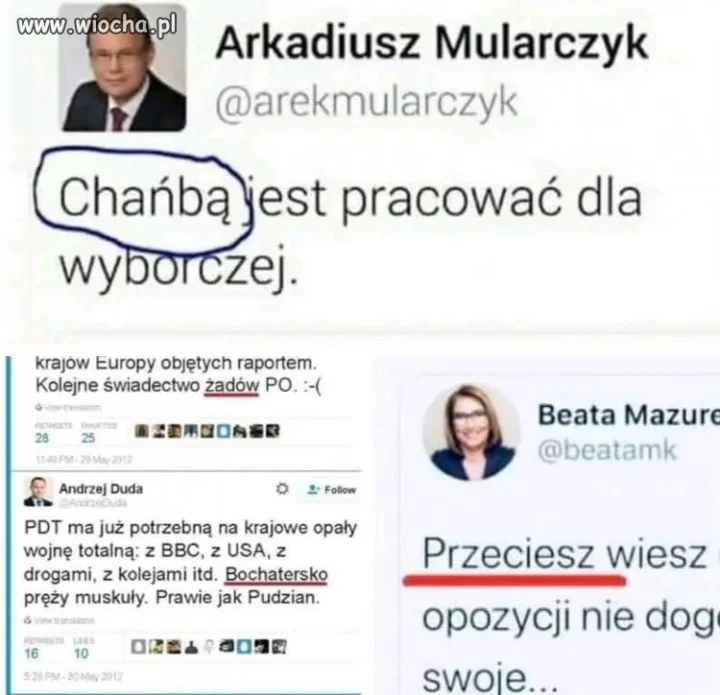 Przypominamy wiochy językowe naszych polityków