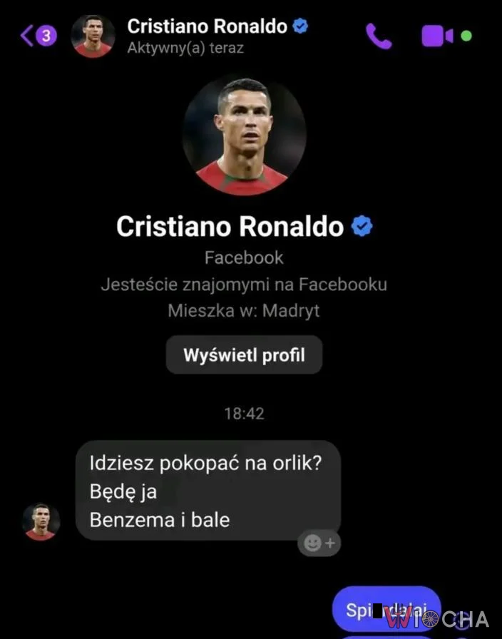 Co ten Cristiano taki niemiły? :(