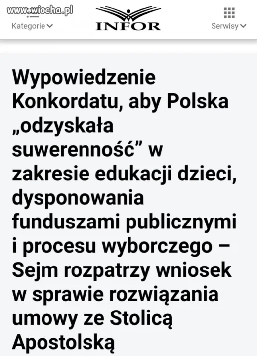 Koniec konkordatu?