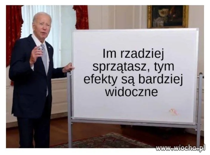 Im rzadziej sprzątasz