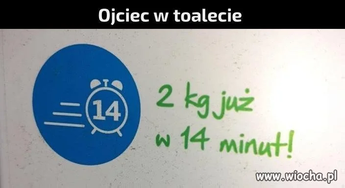 Podobno nie powinniśmy spędzać w toalecie dłużej niż 5 min...
