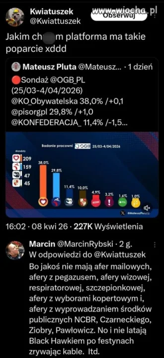 A dzisiaj tak troszkę z przekąsem 