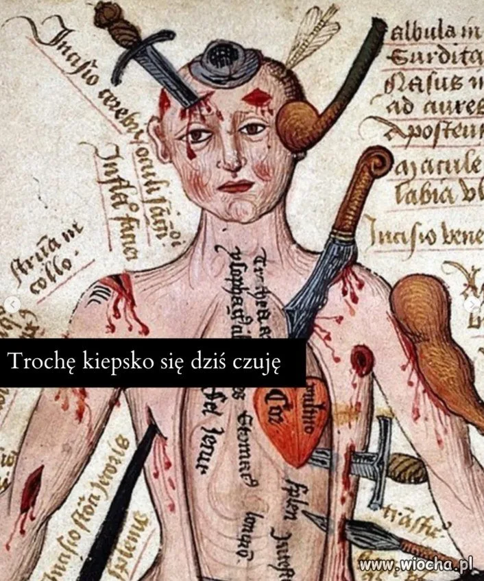 Kiepsko się dziś czuję