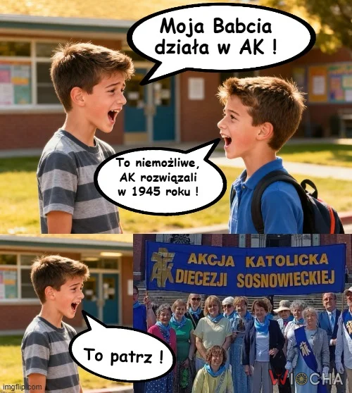 Dziadek był w ORMO, a babcia jest w AK !