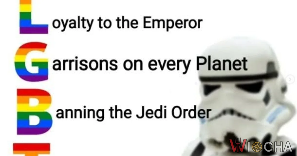 Stormtroopers support LGBT