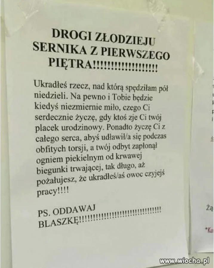 I to się nazywa klątwa