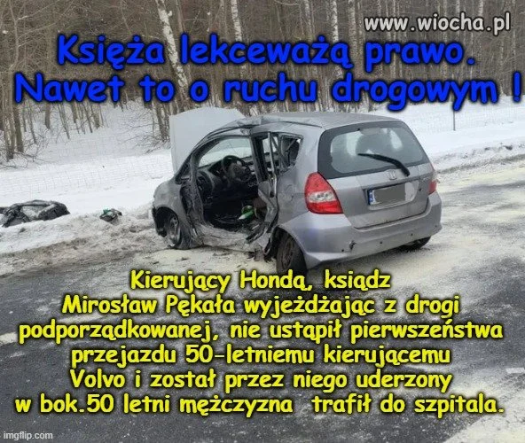 Bo wracał z kolędy...
