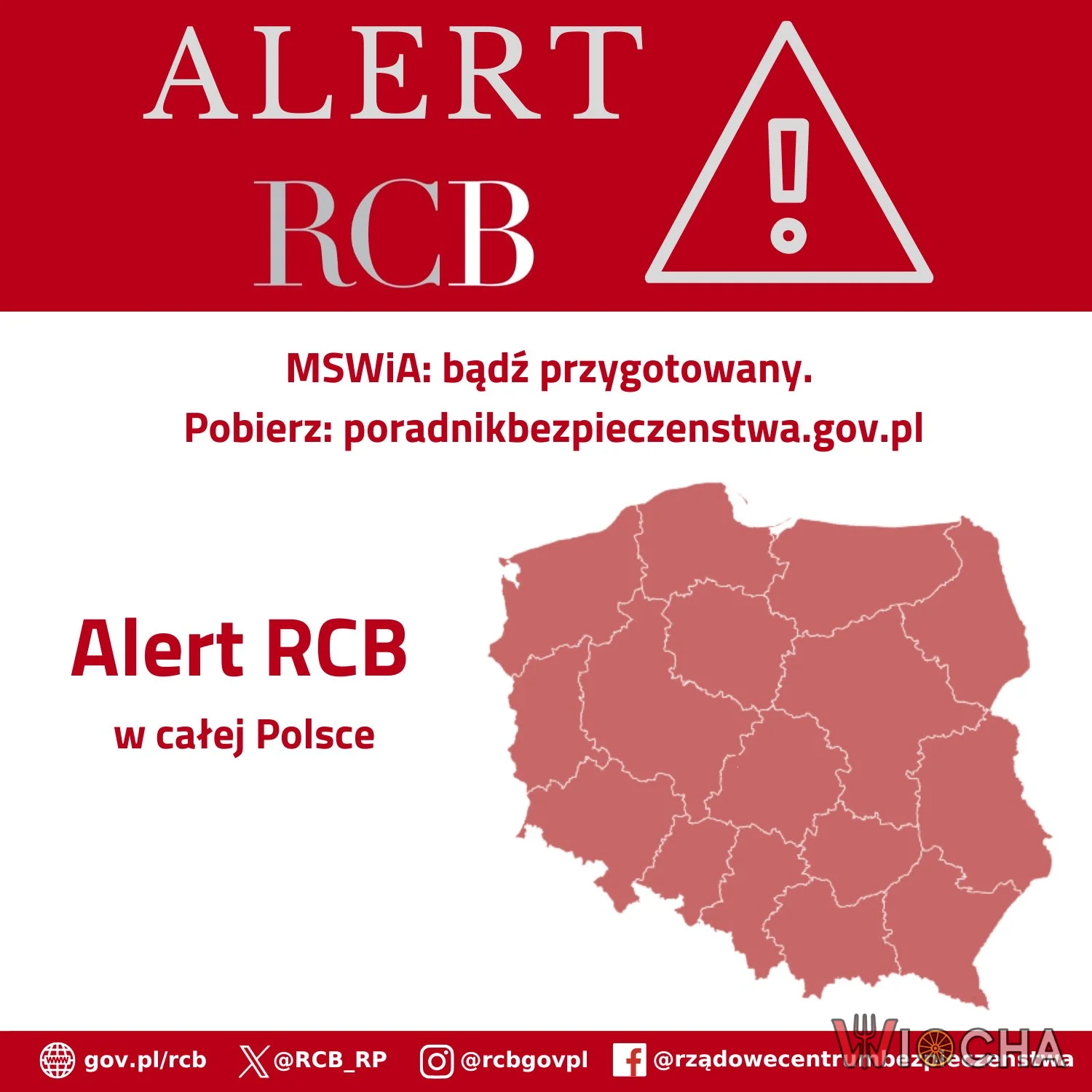 „Bądź przygotowany”. Polacy mieli pobrać "Poradnik bezpieczeństwa", ale… strona padła