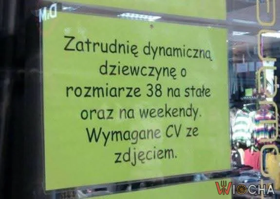 Zatrudnię rozmiar 38