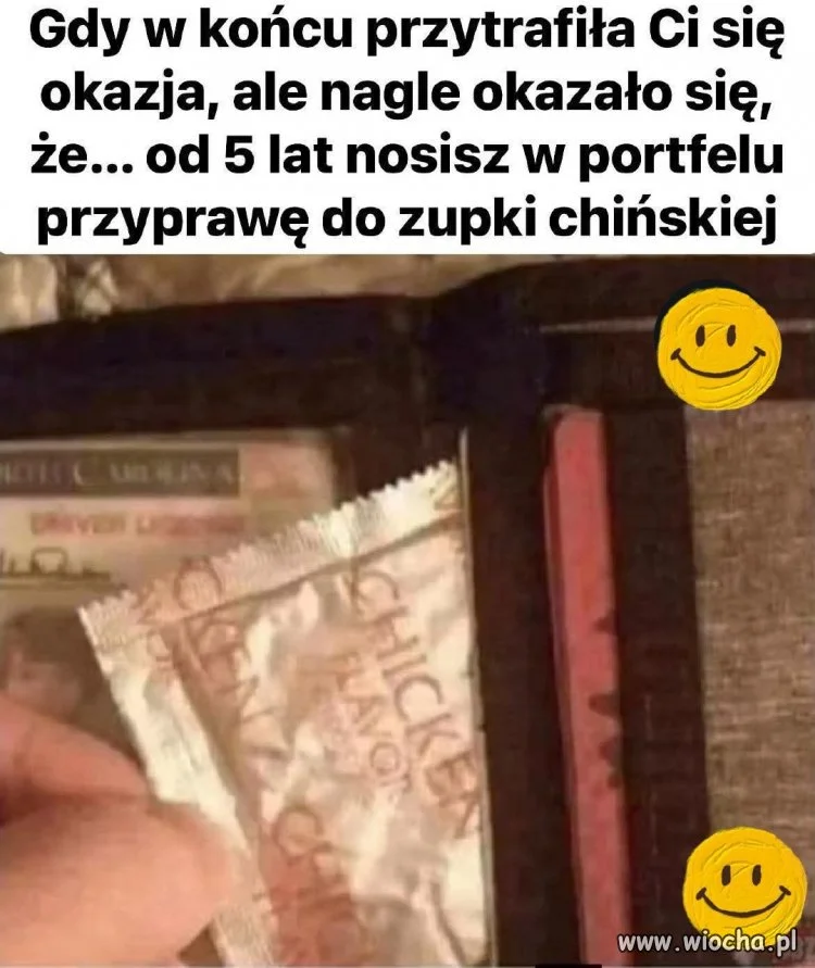Kiedy w końcu wykorzystasz ten sos