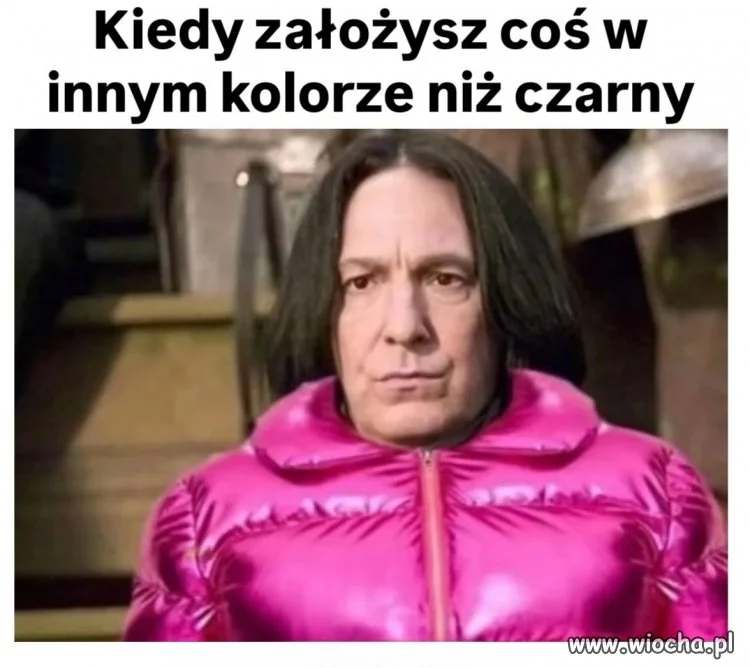 Gdy założę coś, co nie jest czarne