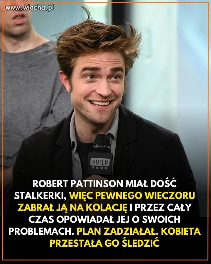Robert Pattinson zniechęcił do siebie stalkerkę