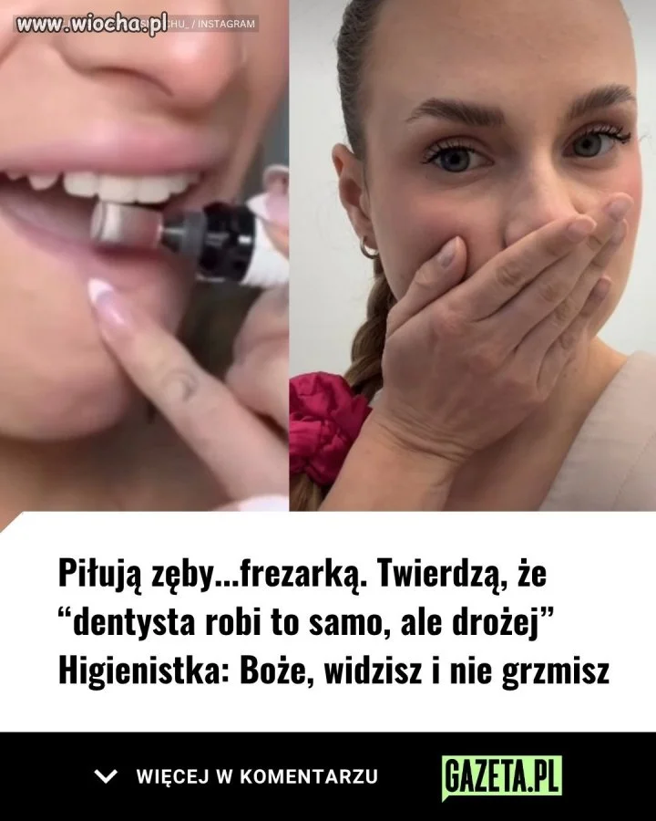Piłują zęby frezarką