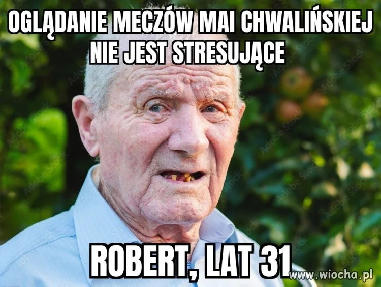 W ogóle się nie stresuję sportem