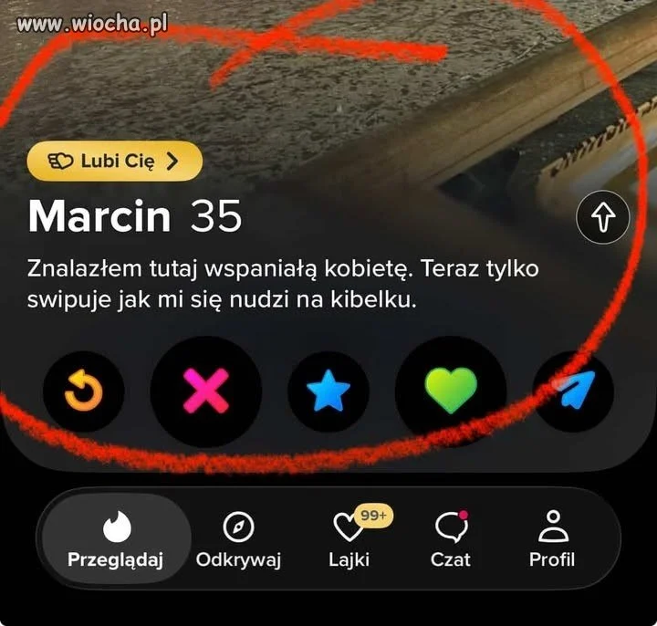Chociaż jest szczery